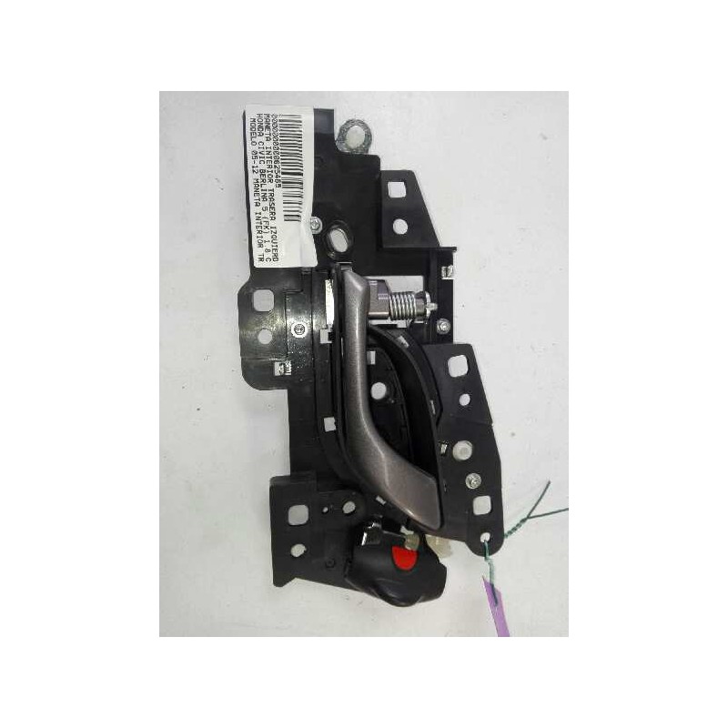 Recambio de maneta interior trasera izquierda para honda civic berlina 5 (fk) 1.8 comfort referencia OEM IAM 72660SMGE21ZB  