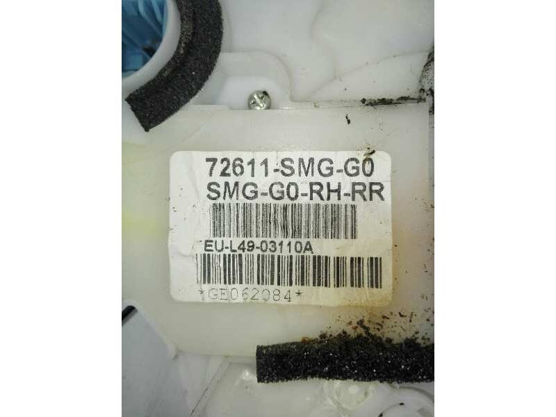 Recambio de cerradura puerta trasera derecha para honda civic berlina 5 (fk) 1.8 comfort referencia OEM IAM   