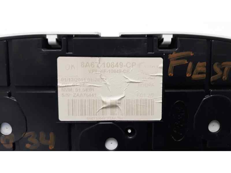 Recambio de cuadro instrumentos para ford fiesta (cb1) 1.4 tdci cat referencia OEM IAM 8A6T10849CP  