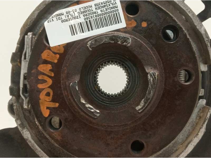 Recambio de mangueta trasera izquierda para volkswagen touareg (7la) tdi v10 referencia OEM IAM 7L0505435B  