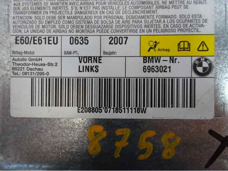 Recambio de airbag lateral delantero izquierdo para bmw serie 5 berlina (e60) 520d referencia OEM IAM 601190501C 6963021 