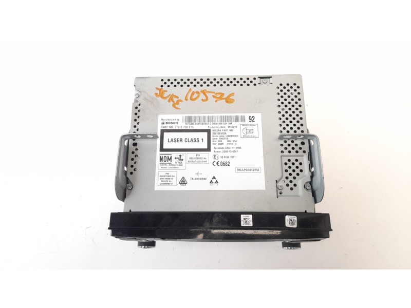 Recambio de sistema navegacion gps para nissan juke (f15) 1.5 turbodiesel cat referencia OEM IAM 25915BV92A  