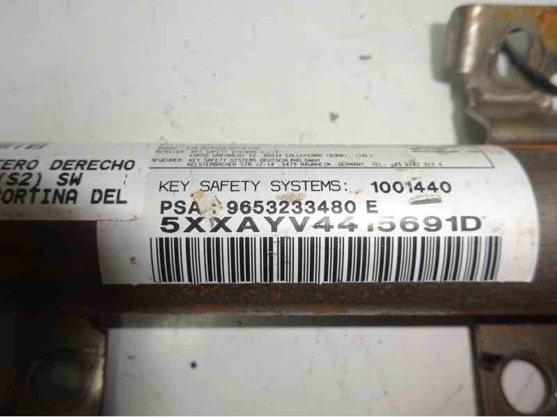 Recambio de airbag cortina delantero derecho para peugeot 307 break/sw (s2) sw referencia OEM IAM 9653233480E  