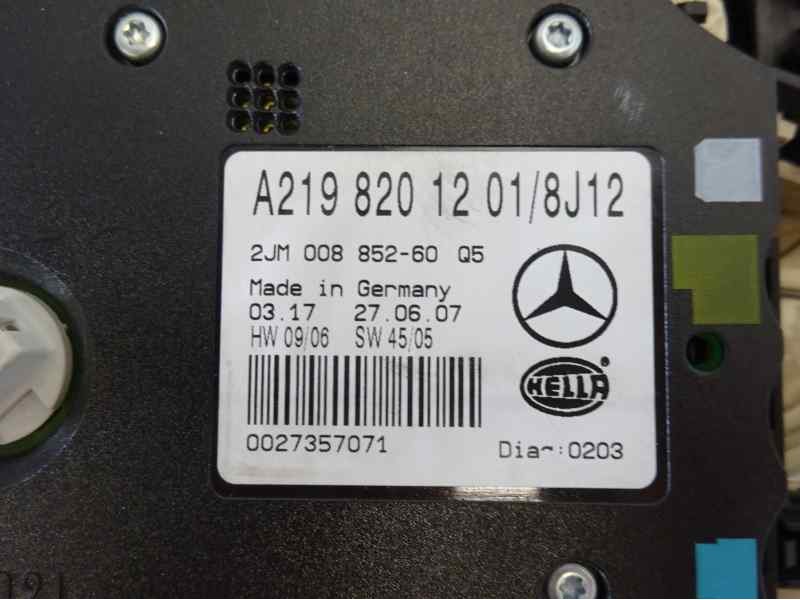 Recambio de luz interior para mercedes-benz clase cls (w219) 320 cdi (219.322) referencia OEM IAM A2198201201  