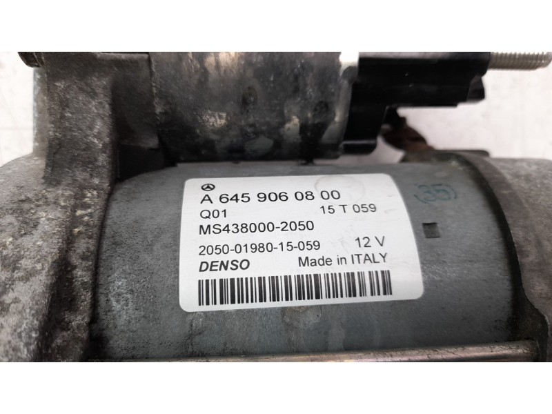 Recambio de motor arranque para mercedes-benz clase b (w246) 1.5 cdi cat referencia OEM IAM 6459060800 ARF201304 SDSN1206