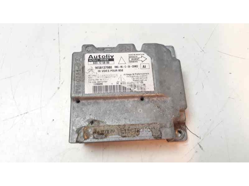 Recambio de centralita airbag para citroen c4 coupe vts referencia OEM IAM 9658137980  
