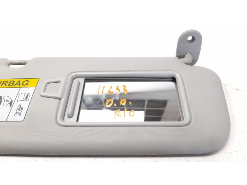 Recambio de parasol derecho para kia rio (yb) 1.2 cat referencia OEM IAM 85220H8010BF3  