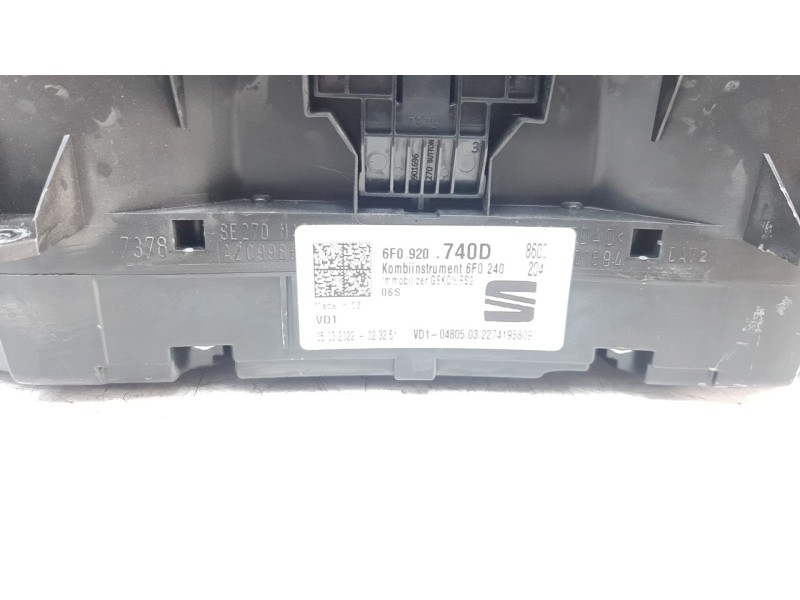 Recambio de cuadro instrumentos para seat ibiza (kj1) referencia OEM IAM 6F0920740D  
