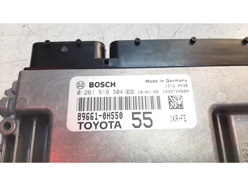 Recambio de centralita motor uce para toyota aygo 1.0 cat referencia OEM IAM 896610H550 0261S19304 13120436
