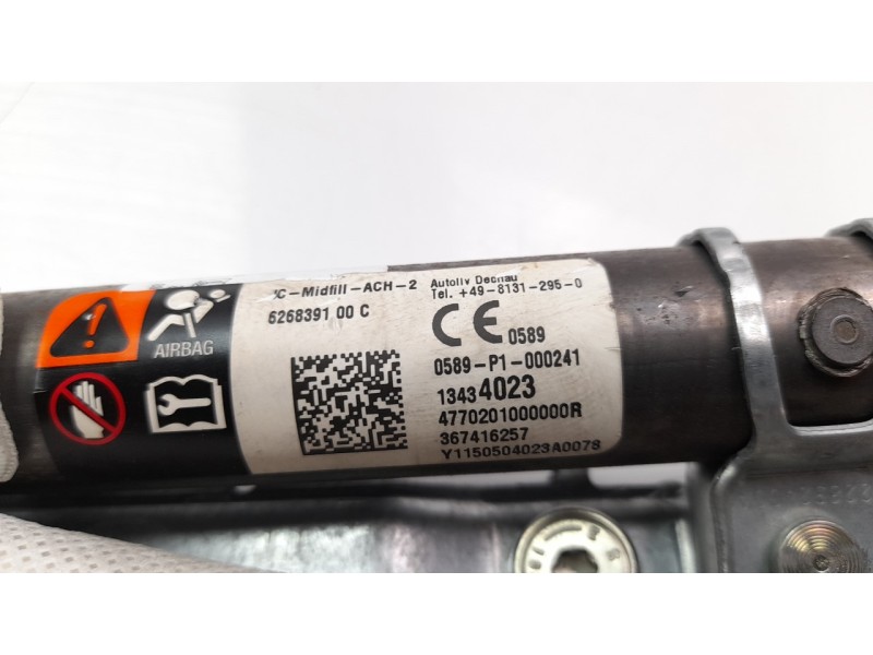 Recambio de airbag cortina delantero derecho para opel corsa e 1.4 referencia OEM IAM 13434023  