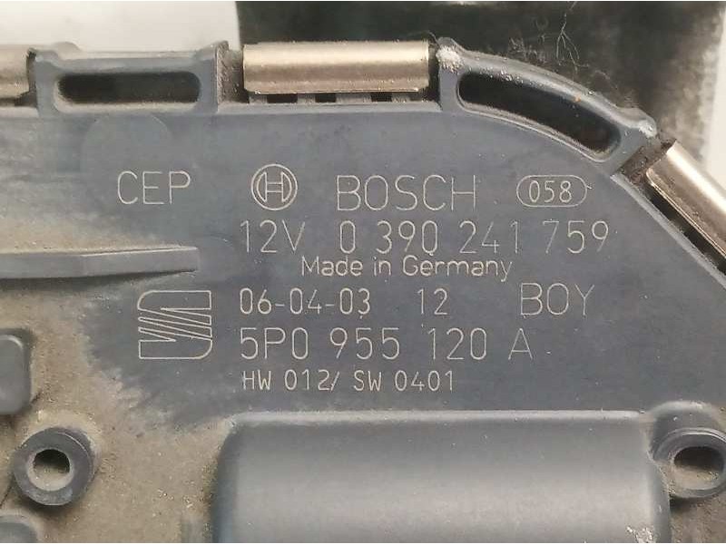 Recambio de motor limpia delantero para seat toledo (5p2) sport referencia OEM IAM 5P0955120A 0390241759 