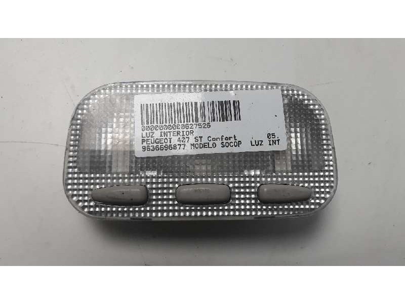 Recambio de luz interior para peugeot 407 st confort referencia OEM IAM 9636696877  