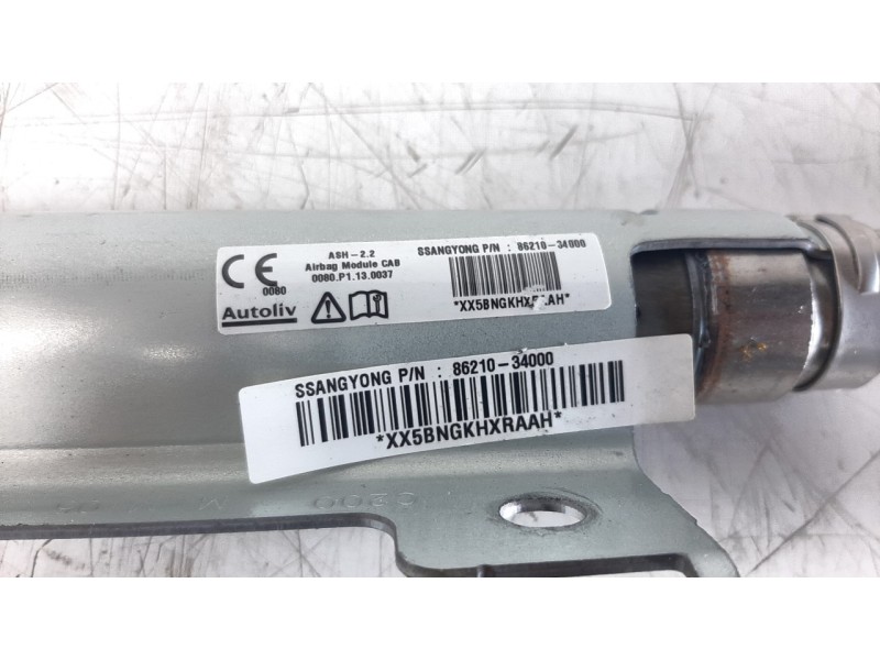 Recambio de airbag cortina delantero izquierdo para ssangyong korando 2.2 td cat referencia OEM IAM 8621034000  