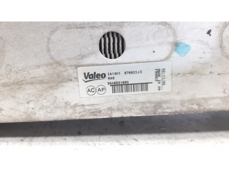 Recambio de intercooler para peugeot 307 (s1) xt referencia OEM IAM 9648551880  
