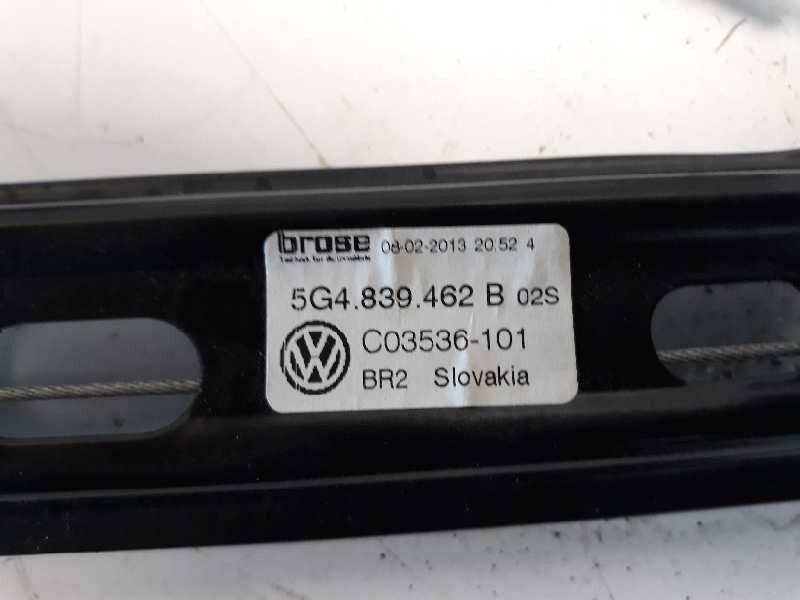 Recambio de elevalunas trasero derecho para volkswagen golf vii lim. (5g1) edition bluemotion referencia OEM IAM 5G4839462B 5G49