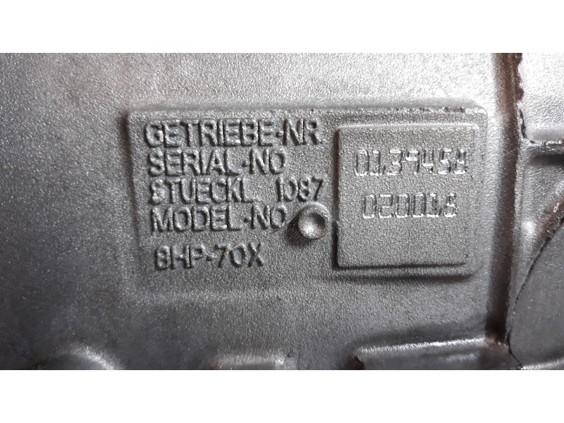 Recambio de caja cambios para bmw serie 5 gran turismo (f07) 530d xdrive referencia OEM IAM GA8HP70X  
