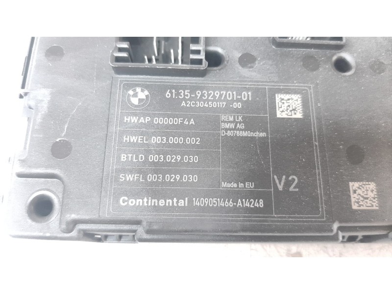 Recambio de modulo electronico para bmw serie 3 lim. (f30) 2.0 turbodiesel referencia OEM IAM 932970101  