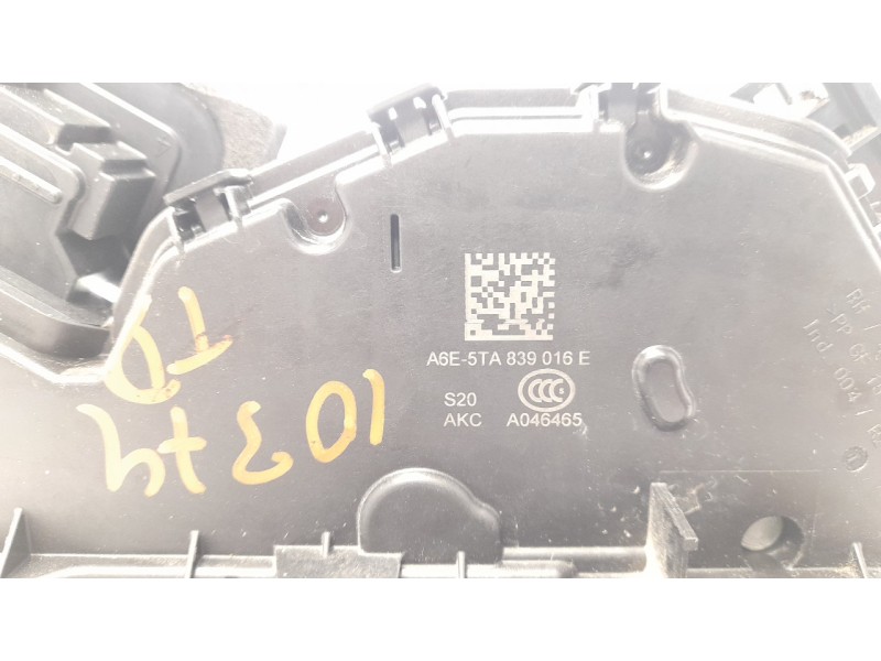 Recambio de cerradura puerta trasera derecha para seat ibiza (kj1) 1.0 referencia OEM IAM 5TA839016E  