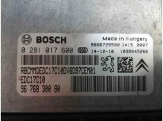 Recambio de centralita motor uce para citroen ds3 techno style referencia OEM IAM 9676830080 0281017600  2