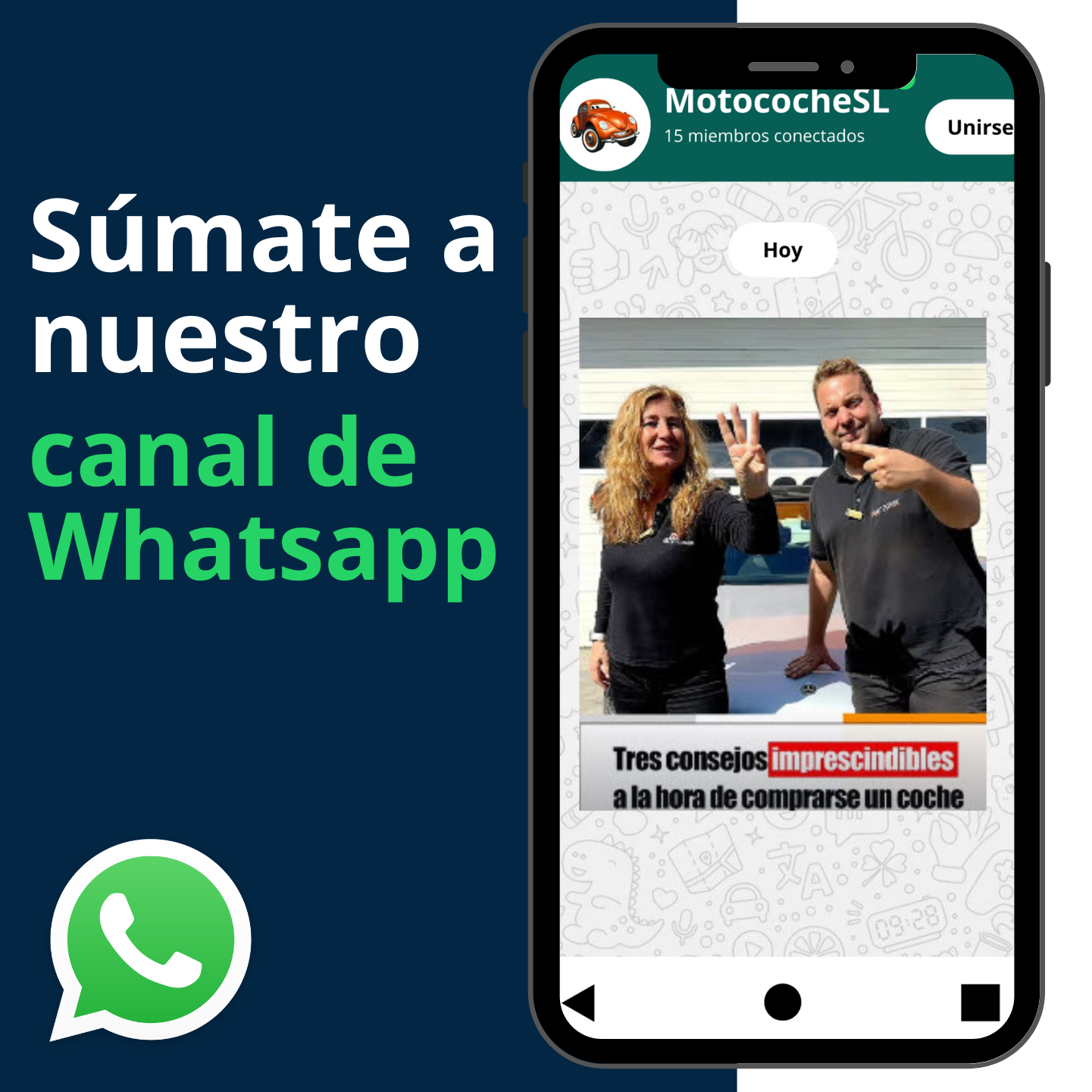 Canal de Whatsapp MOTOCOCHE